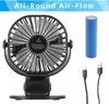 2Pcs USB Tischventilator Mini Clip Fan mit Batterie Tisch Produktbild-Vorschau 6