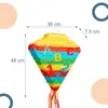 Relaxdays Piñata pour la rentrée scolaire, avec bâton et Voir les images du produit 4