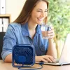 Stolný ventilátor USB, malý mini ventilátor na stôl, 360° Náhľad obrázku produktu 21