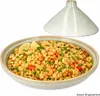Tajine Steingut hellgrün Schale mit Deckel Ofenform Produktbild-Vorschau 2