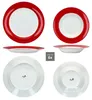 30 ks Combi Service Variant Červený porcelán 6 osob Šálky Náhled obrázku produktu 3
