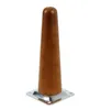 Gerades Buchenbein UNIQ 20 cm mit Montageplatte Produktbild-Vorschau 3