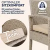 CASARIA® Gartenmöbel Set Wetterfest 4 Personen Outdoor Produktbild-Vorschau 3