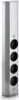 A tall, silver, multi-outlet electrical socket element with four black circular openings. Produktbild-Vorschau