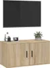 vidaXL Armoire TV murale chêne Sonoma 80x34,5x40 cm Voir les images du produit 9