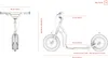Yedoo Mau Kids Scooter / Tricycle rouge pour enfants Voir les images du produit 4