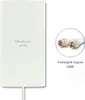 A white 4G LTE antenna with dual SMA connectors and text indicating 'Podwójne złącze SMA'. Produktbild-Vorschau