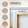 MuchoWow® - Leinwandbilder - Strand - Sonne - Düne - Gras - Produktbild-Vorschau 3