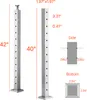 Pali per ringhiera SucceBuy, 106,7x5x5 cm, acciaio Anteprima dell’immagine prodotto 8