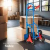 Diable monte escalier 200 kg avec plateau pliable - bleu Voir les images du produit 7