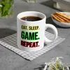 Kaffeebecher Eat. Sleep. Game. Repeat. Zocker Tasse für Produktbild-Vorschau 8