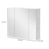 Armoire de salle de bain suspendue avec miroir triple, Voir les images du produit 5