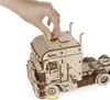 Wooden Puzzle 3D Truck Mechanical Puzzle Set To Assemble Podgląd zdjęcia produktu 5