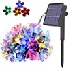 Luci solari da giardino fiorito 7m 50LED multicolore Anteprima dell’immagine prodotto 2