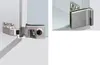 Glastürscharnier ET 5160 vernickelt,ma Anschlagart Produktbild-Vorschau 10