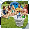 EDIBAZZAR | Silikoneimer 10l kompakter faltbarer Eimer Produktbild-Vorschau 6