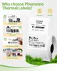 Phomemo 3 Rollen M110 Selbstklebendes Thermoetikettenpapier Produktbild-Vorschau 4
