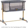 Fillikid Beistellbett Air grau inkl. Rollen Produktbild-Vorschau 3