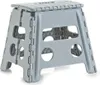 A light gray foldable step stool shown from a front-diagonal angle against a white background. Náhľad obrázku produktu