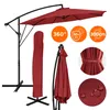 ML-Design Ampelschirm Ø 300 cm Rot Alu Sonnenschirm mit Produktbild-Vorschau 1
