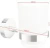 Zahnputzbecher Tesa SMOOZ chrom glänzend 40631-00000-00 Produktbild-Vorschau 1