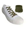 Flache Schnürsenkel für Sneaker und Freizeitschuhe in Grün Olive - Länge: 110 cm Produktbild-Vorschau