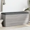 vidaXL Lavice s úložným prostorem Grey Sonoma 102x42x45 cm Náhled obrázku produktu 2