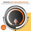 Goliving Make-up-Spiegel mit Beleuchtung - Ø25 cm - Produktbild-Vorschau 7