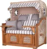 Strandkorb-Set - bene living - Ammersee Grande XL Teak - PE Produktbild-Vorschau 3