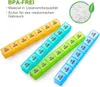 SUKUOS Pillendose 28 Tage Deutsch, Große Tablettenbox Monat Produktbild-Vorschau 6