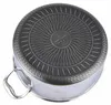 Ø28cm Kochtopf Edelstahl Wabenmuster Induktion Topf mit Produktbild-Vorschau 3