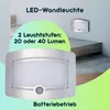 Helle Batterie-LED-Wandleuchte, Aluminium und Kunststoff, 2 Produktbild-Vorschau 4