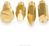 Four brass attachments for a wood burning tool, shown against a white background. Náhled obrázku produktu