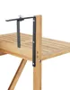 WENKO Bambus Balkon-Klapptisch Mod. Waikiki, zum Einhängen Produktbild-Vorschau 12
