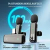 Mini-Lavalier-Mikrofon,Mikrofon Handy,Clip-on-Mikrofon mit Produktbild-Vorschau 2