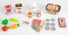 A collection of toy grocery items and accessories arranged on a white background. Produktbild-Vorschau