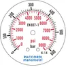 Hinteres Manometer 600 bar MG3-63 Gewinde 1/4" Produktbild-Vorschau 2