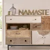 Décoratif 'namaste' Bois De Mangue 54x3,5x10cm Voir les images du produit 3