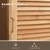 Kúpeľňová skrinka Kleankin, kúpeľňová skrinka z bambusu, Náhľad obrázku produktu 5
