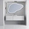 Unregelmäßiger asymmetrischer Spiegel mit LED Beleuchtung Produktbild-Vorschau 2