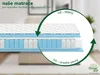 Ergonomický 7-zónový matrac s taštičkovým pružinovým jadrom Náhľad obrázku produktu 4