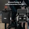 Wiltec 3 in 1 Gepäckträgertasche schwarz, Fahrradtasche Produktbild-Vorschau 5