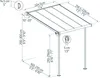 Terrassenüberdachung PALRAM Sierra 230 x 230 cm grau Produktbild-Vorschau 15