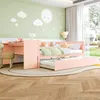 Merax Tagesbett Schlafsofa 140x200 cm, mit Ausziehbett, Produktbild-Vorschau 3