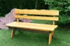 Gartenbank Sitzbank Holzbank Kiefer B 200 x T 60 x H 82 cm Produktbild-Vorschau 1