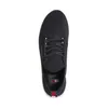 A top-down view of a single black sneaker against a white background. Produktbild-Vorschau