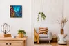 Coloray Uhr auf Leinwand 30x30 cm Wand Uhr Dekoration Produktbild-Vorschau 3