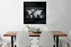 MuchoWow® Poster Weltkarte - Kreidetafel - Kompass 75x75 cm Produktbild-Vorschau 2