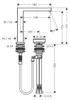 Robinet de lavabo Hansgrohe Tecturis E, 2 trous, finition Voir les images du produit 3