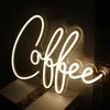 NEON LED Licht, dekorative Wand-Leuchte, Coffee, weißes Produktbild-Vorschau 2